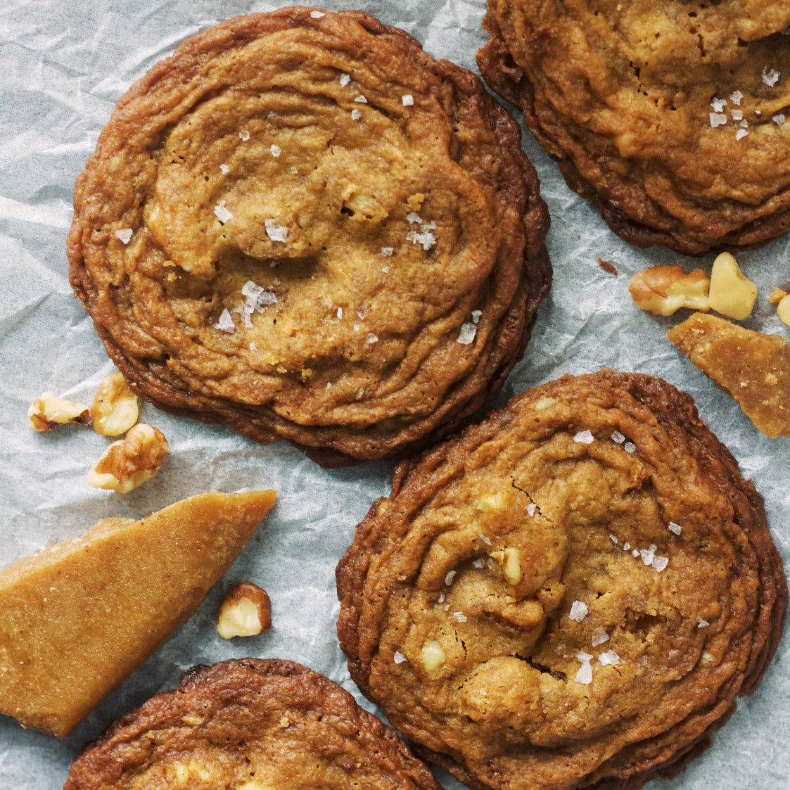 Maple Toffee Walnut Cookies Vanilla Bite Bakery